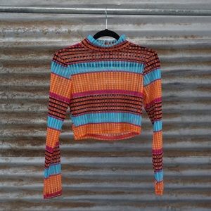 One by One sheer long sleeve.